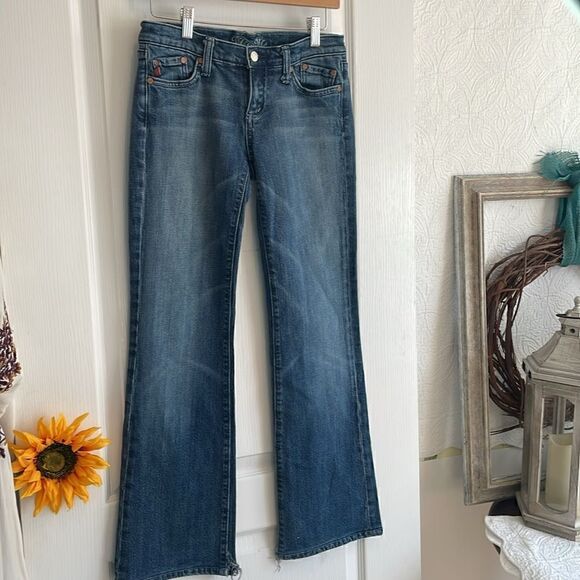 Miss Me Gabrielle Chicago B Distressed Wide Leg Bottom Jeans-28-Great Condition - Picture 5 of 11